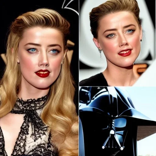 amber heard with darth vader