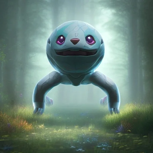 Mystery pokemon,Ambiance dramatique, hyperrealisme, 8k, high quality, lot of details, fit within portrait