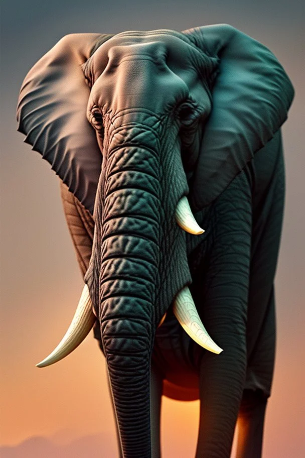 elephant person wearing a school uniform, epic colour treatment, cinematic colour treatment, meticulously intricate perfectly symmetrical extremely detailed, pixiv daily ranking, pixiv, extreme depth of field, artstation, spectacular details, volumetric lighting, masterpiece, cinematic, Hollywood production, 8k resolution, high definition, max octane render, vivid colors, max resolution, max perfectionism, realistic composition, professional photography, unre