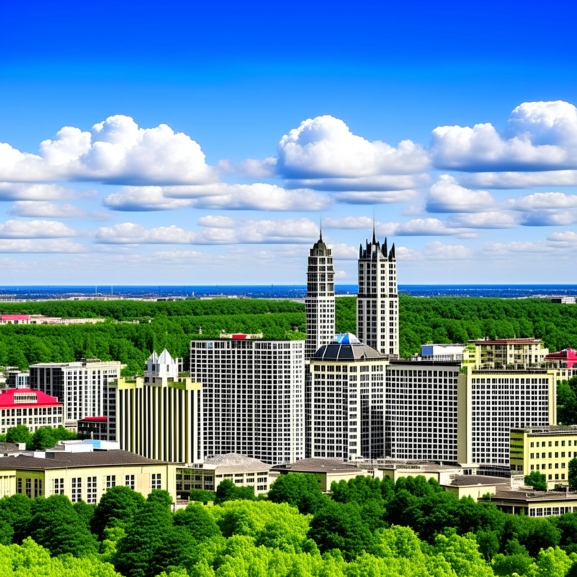 durham north carolina skyline