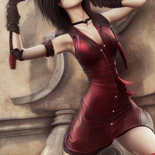 tifa lockheart red dress