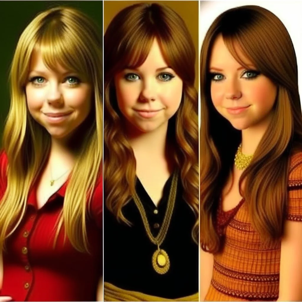 woman whos appearance is a mixture of Lorraine Broughton, Jennette McCurdy, Sarah Cameron.