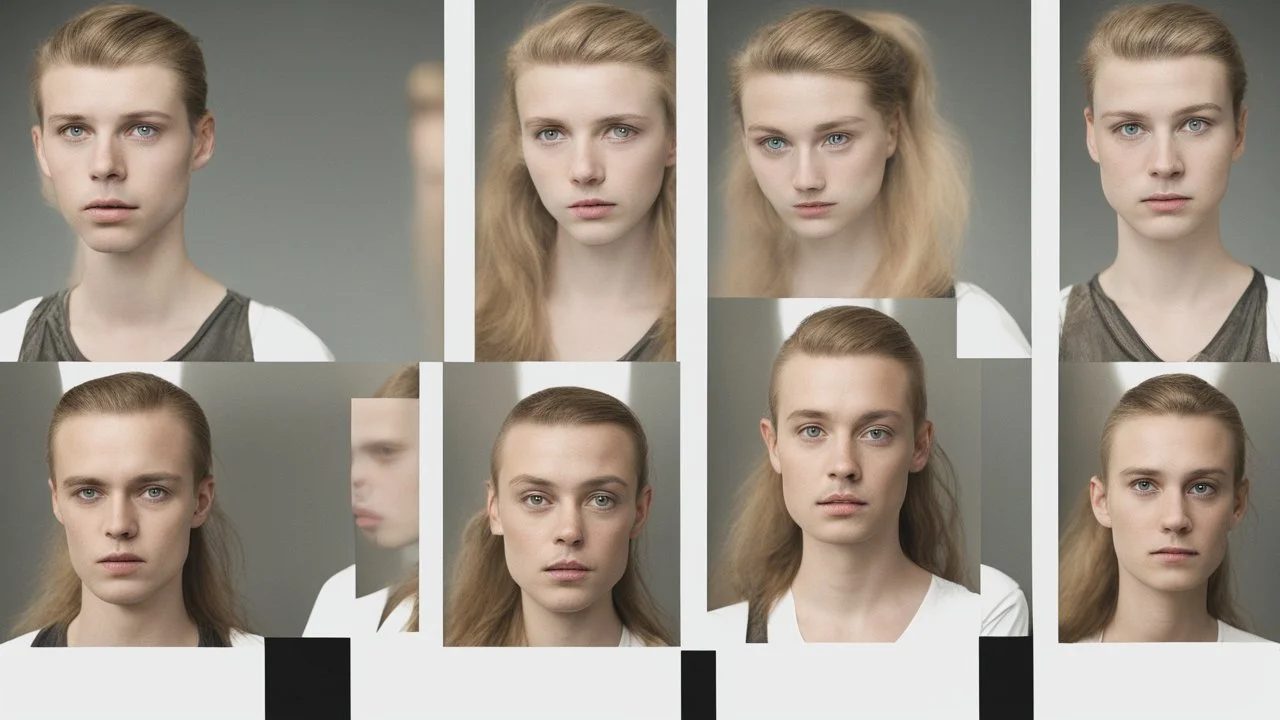 شخص جسمه عادي ووجه طولي