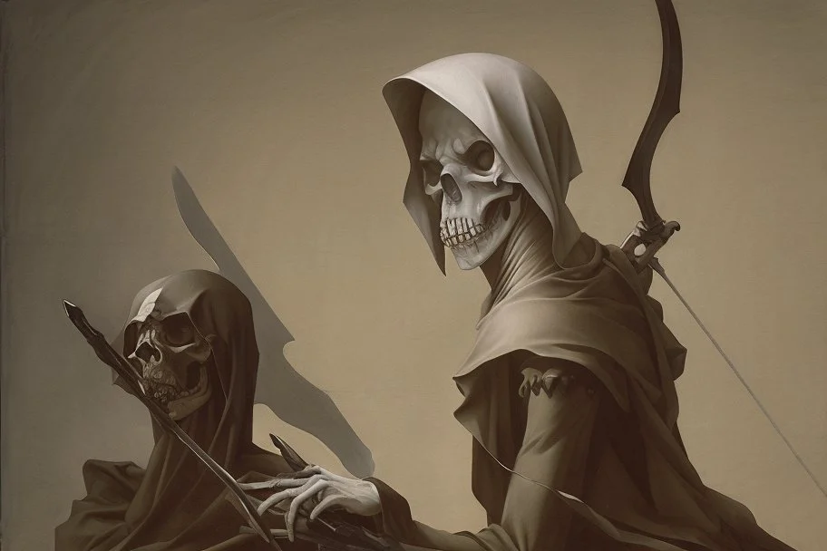 high tech grim reaper by Andrea del sarto