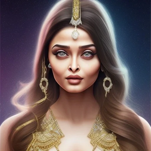 Diamond goddess , accurate , aishwarya rai , golden hair