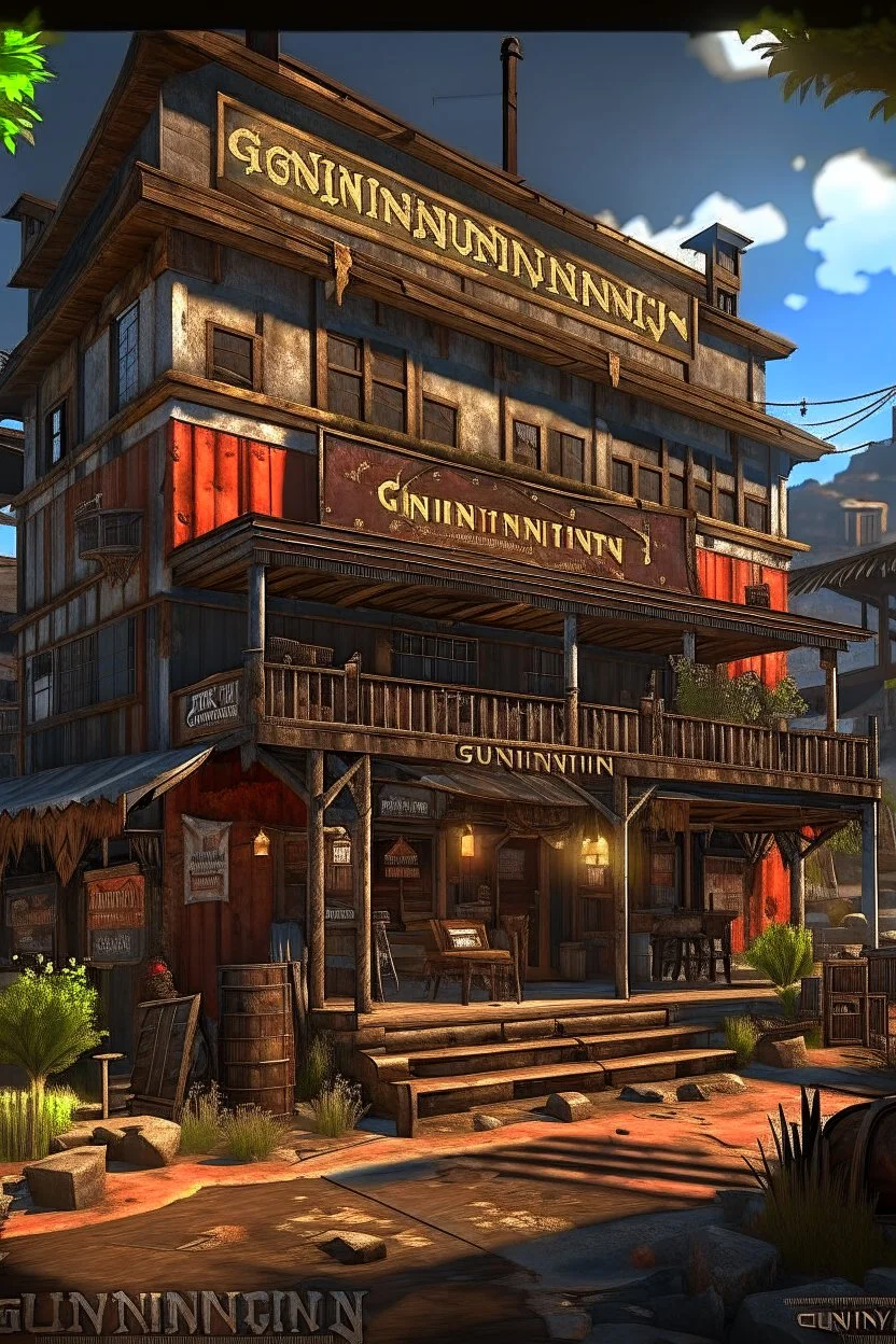 Gunslinger Spawn, photorealistic