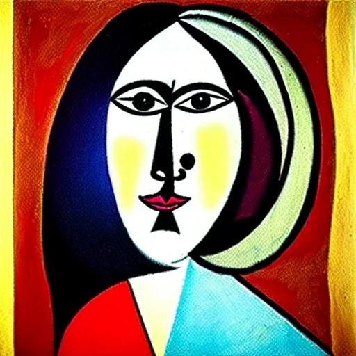 portrait of a woman picasso style