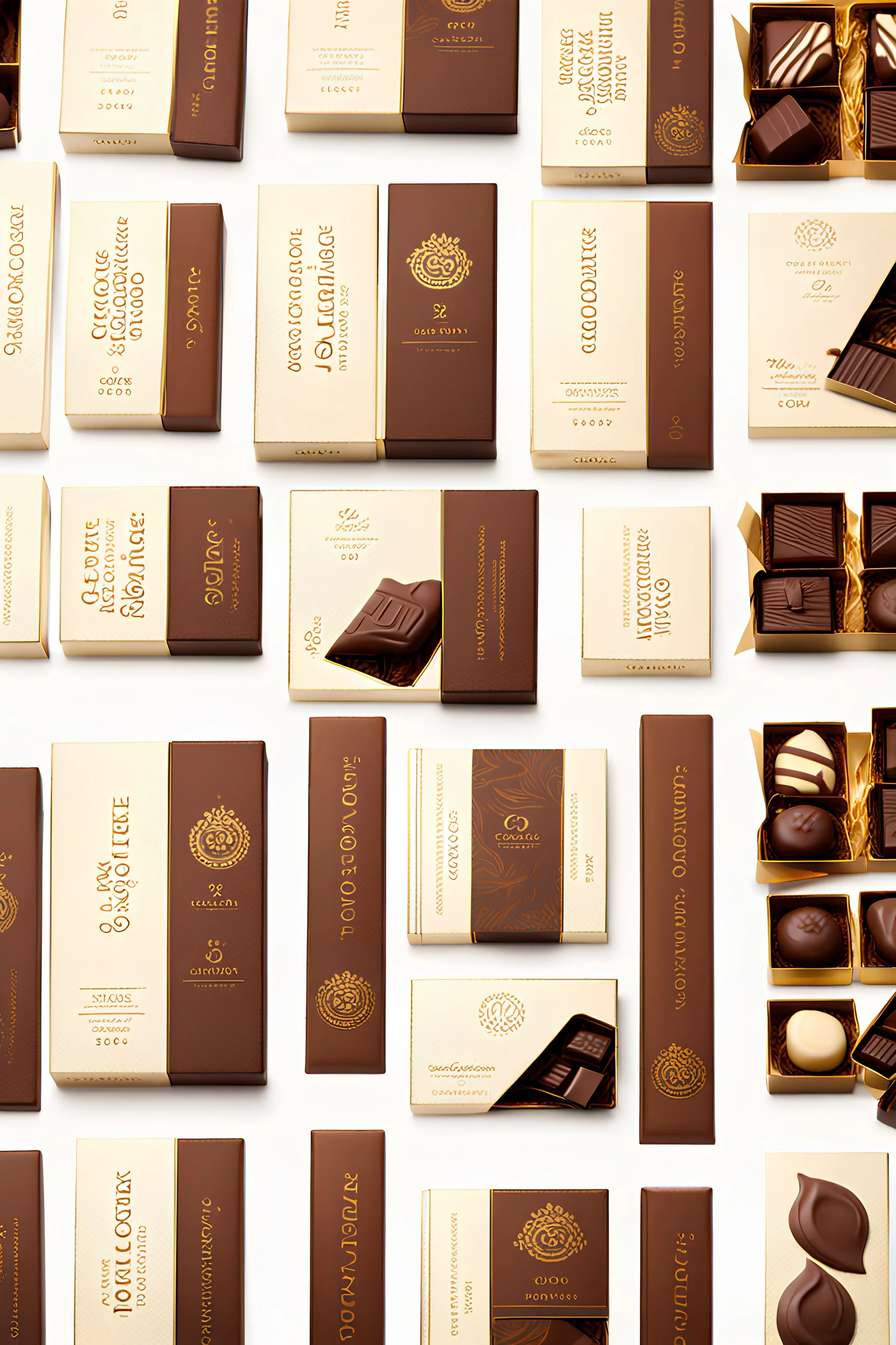 premium luxury chocolate packaging representing quality and freshness,