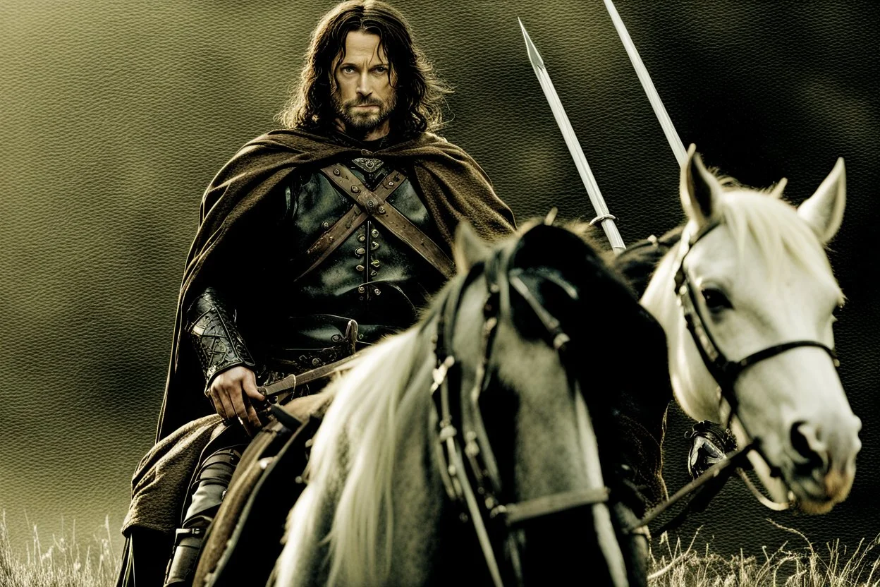 aragorn on horseback