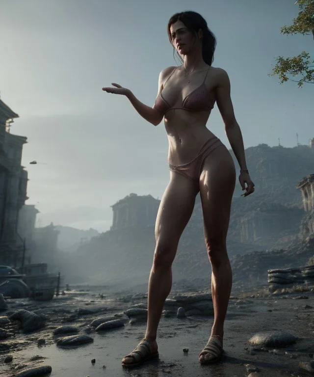 Ultra Realistic image, medium shot view, woman making the fuck off gesture, highly detailed, unreal engine 5, RTX, ultra detail, volumetric lighting, finely drawn, high definition, high resolution.