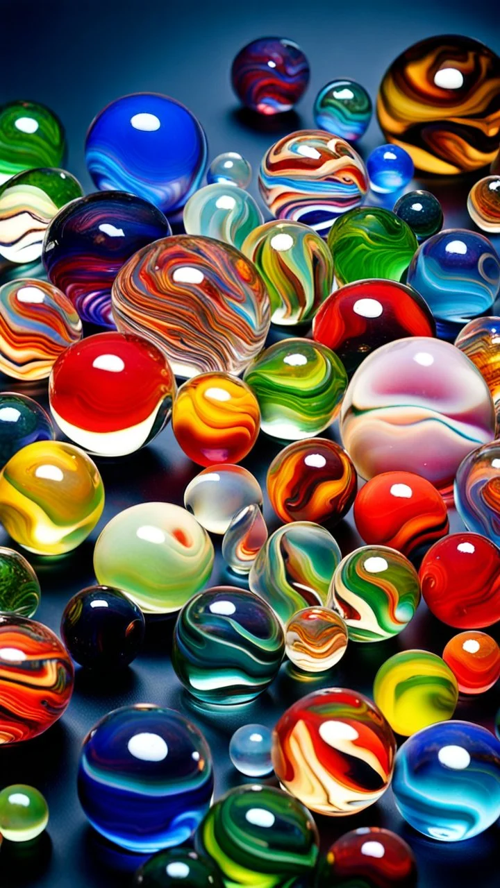 many stunning glass marbles, colorful, extremely detailed, realistic shapes, colorul, 90s nostalgia, stunning, shiny, ultra detailed, perfect photo