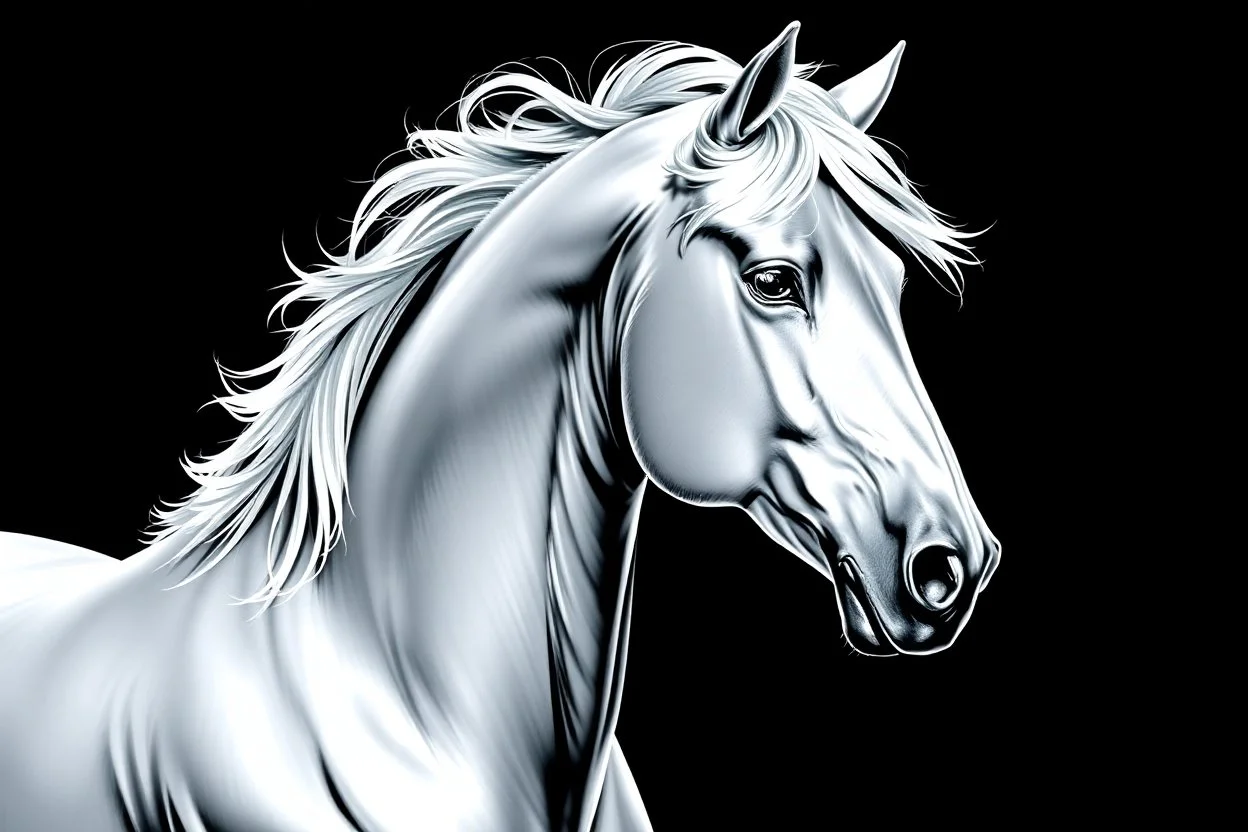 pop art pixels 1000 images silver horse