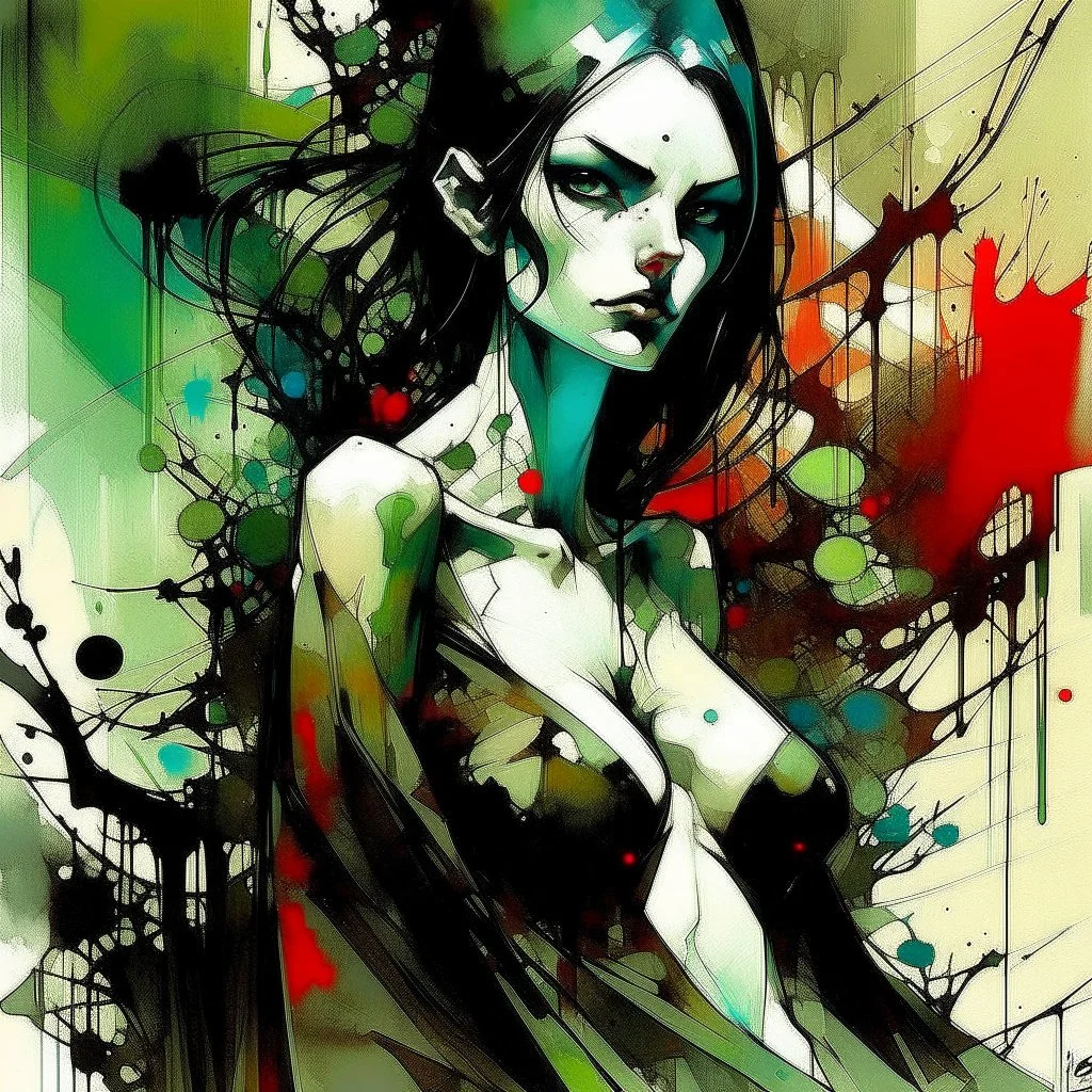 woman / Fantasy . / Alex Maleev