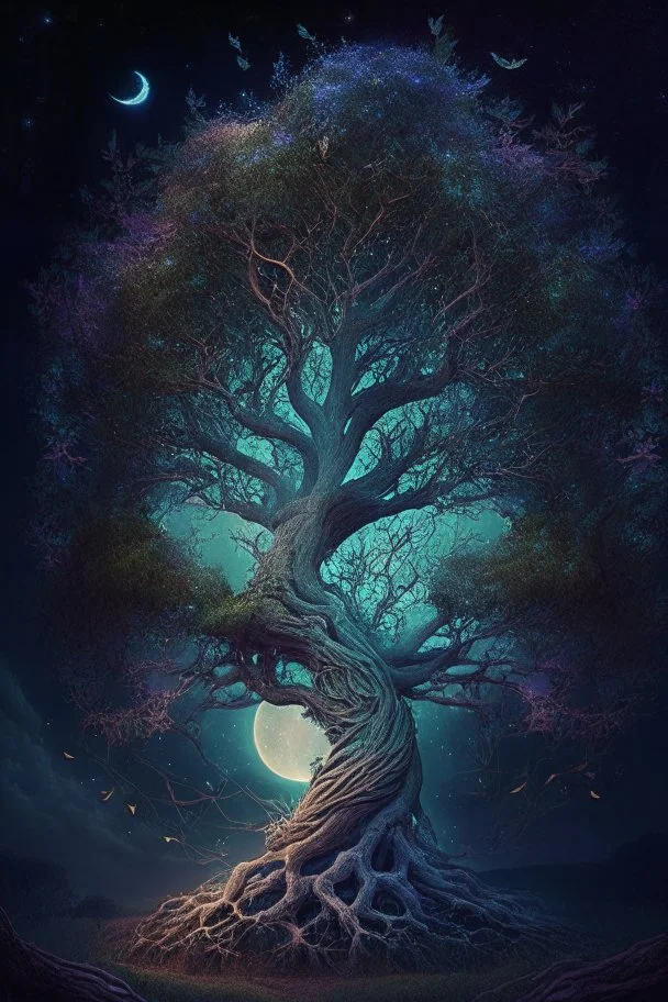 Mystical Wise Tree