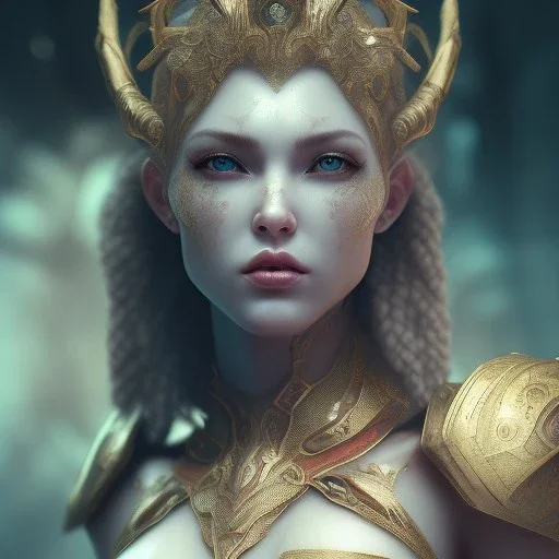 badass female goddess of war, very beautiful figure,upscale,maximise, object shadow,extraordinary, sharp focus,macro lens,intricate filigree metal design, full body portrait, cinematic, unreal engine 5, 8k, hyper realistic. Volumetric lighting, unreal engine 5 ,hyper elegant,hyperphotorealistic, epic composition,cinematic lighting, hyperphotomaximalist, masterpiece,epic composition, ,Glim lighting, tilt shift blur