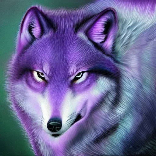 Purple wolf