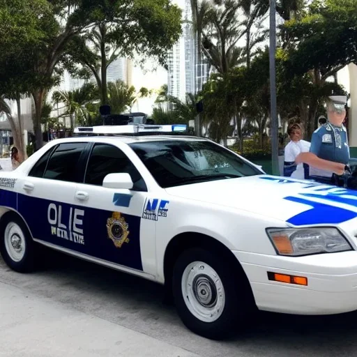 Miami Police Car