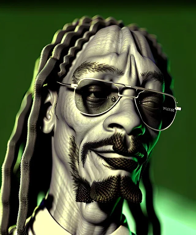 Snoop Dogg, smoking marijuana, weed background, hyper realistic