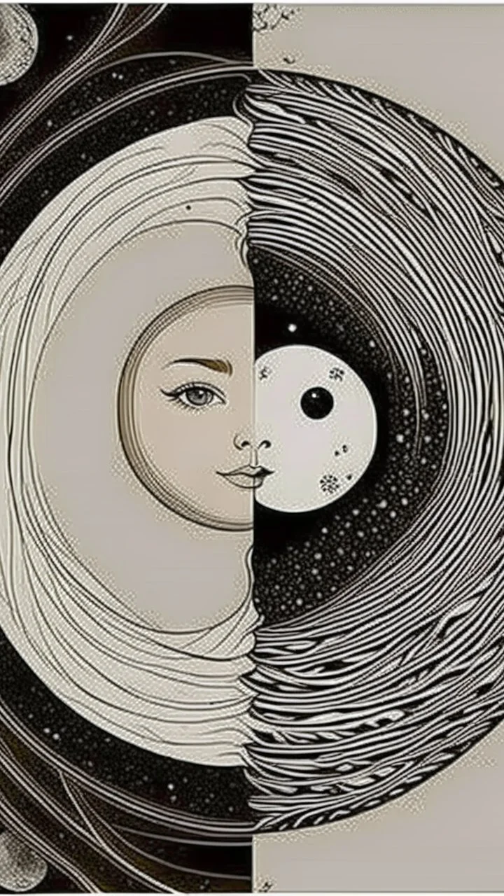 yin yang ilustration