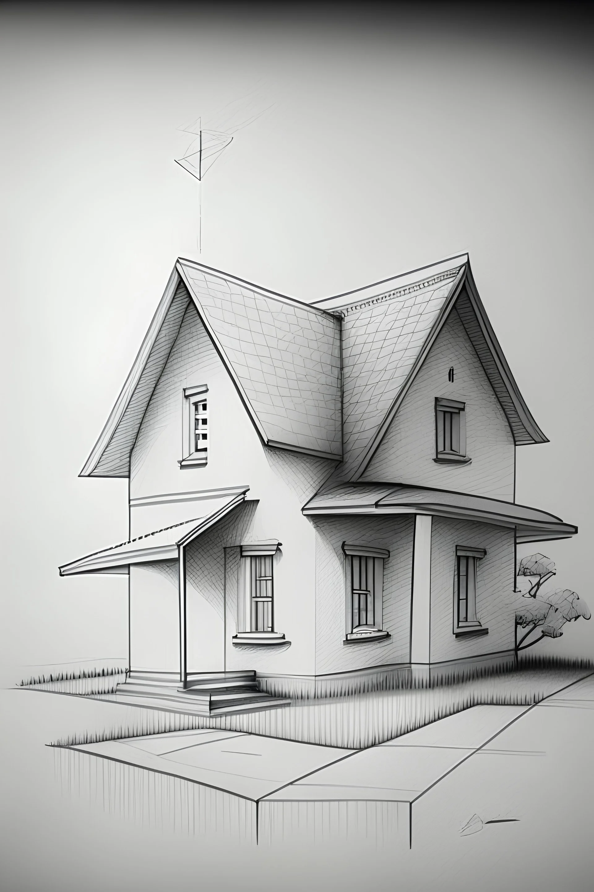 How to Draw a House - Easy Drawing Art