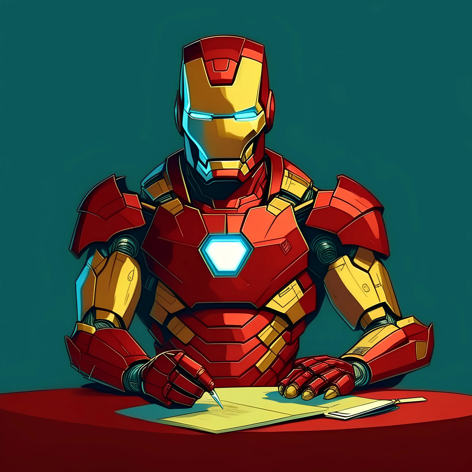 iron man is graphic designer