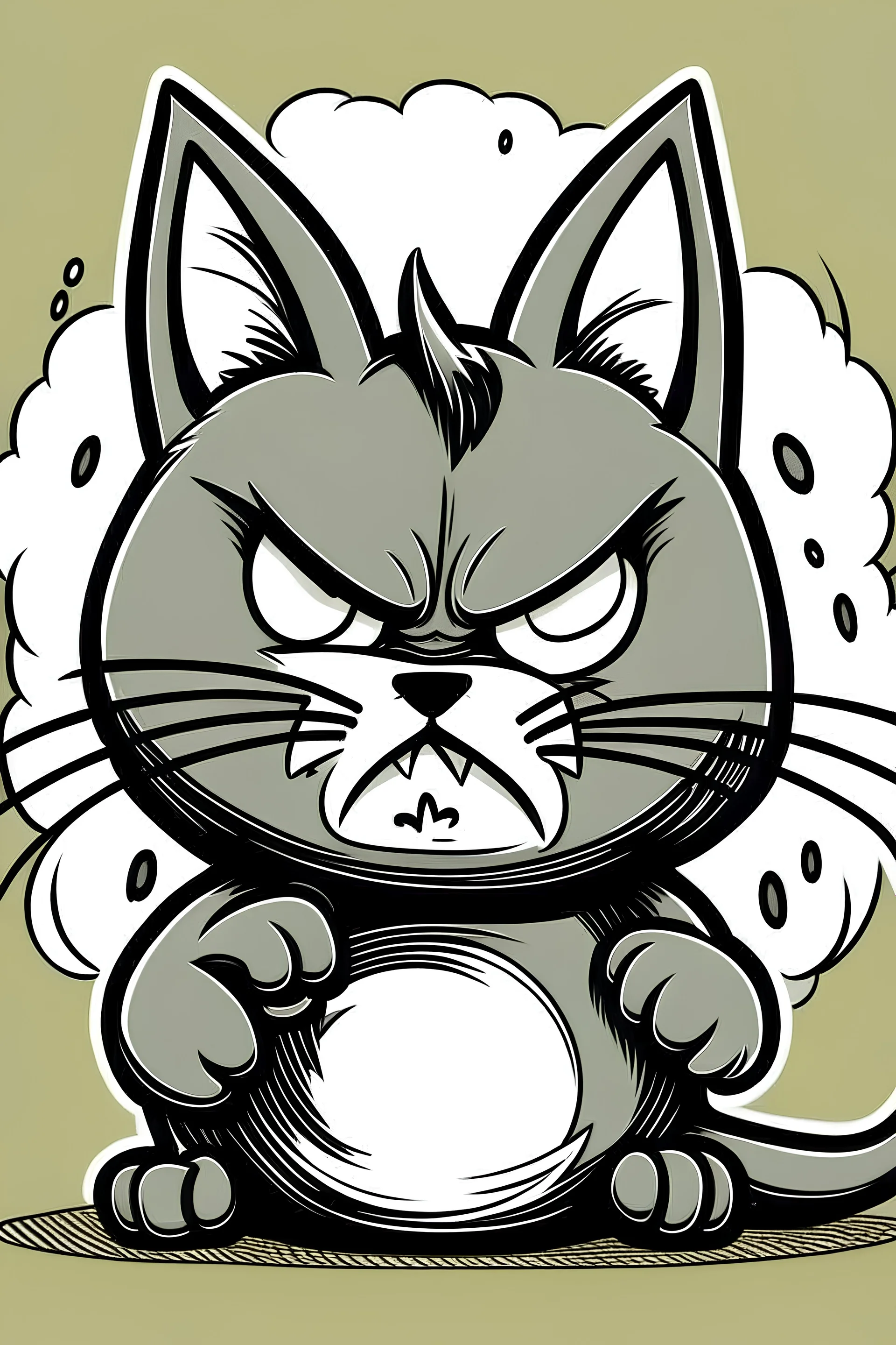 cartoon bad cat fuck you cartoon bad cat fuck you