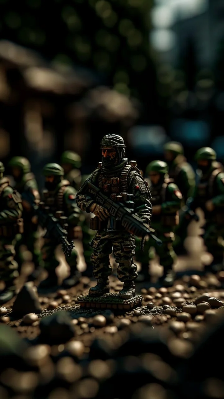 hamas über, shot on Hasselblad h6d-400c, zeiss prime lens, bokeh like f/0.8, tilt-shift lens 8k, high detail, smooth render, down-light, unreal engine, prize winning