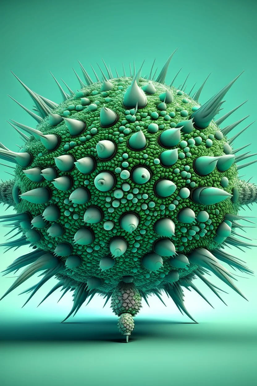 impossible geometry giant organic virus monster