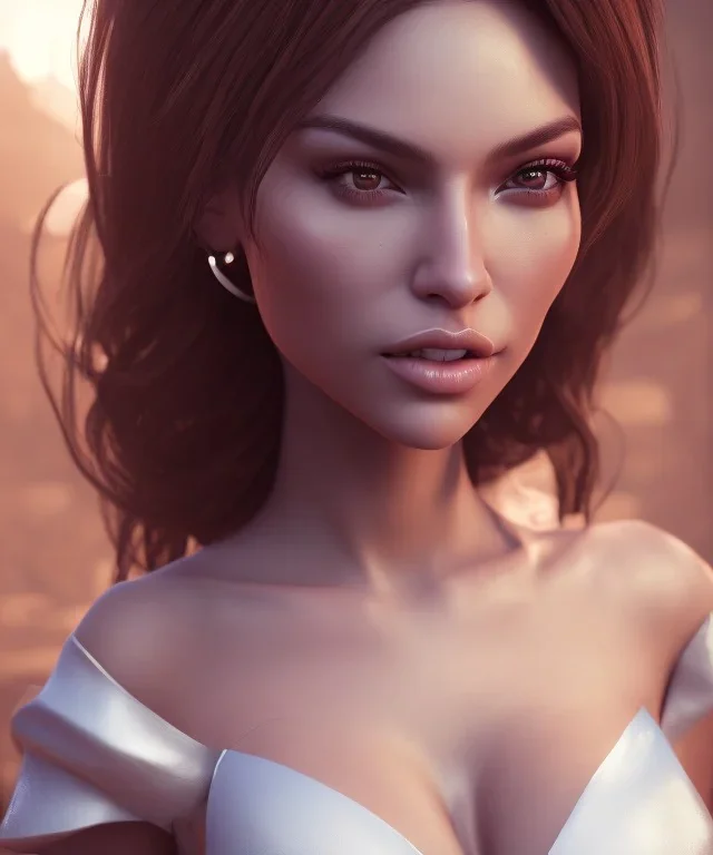 Venezuelan, Stephany Gonzalez, model, beautiful portrait, volumetric details, hyper realism, unreal engine 5