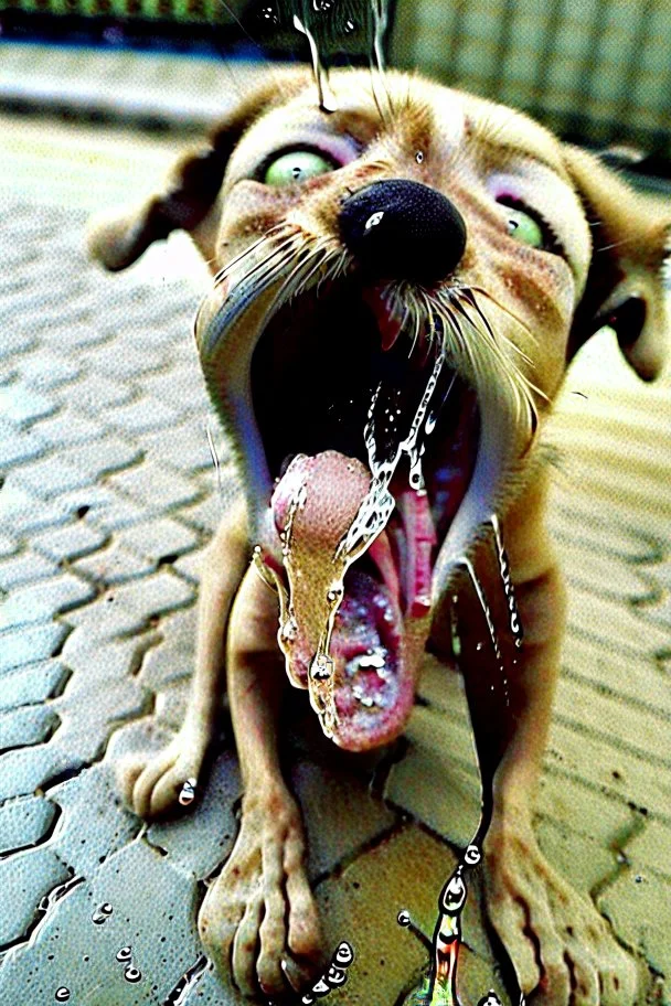 Oh no! My poor tongue is so dry.