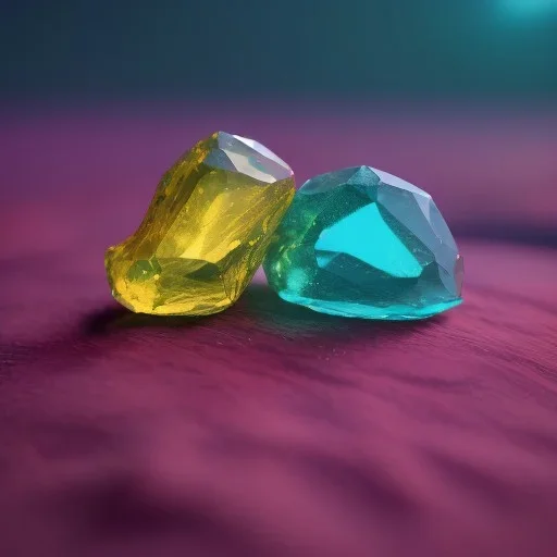 rare colorful gems, surreal max detail 8k