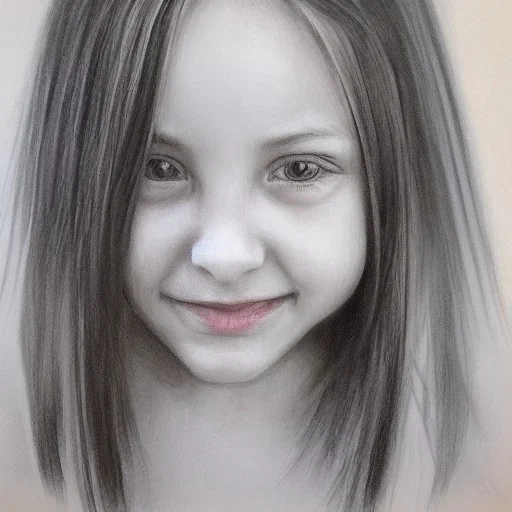 Realistic Portrait of girl