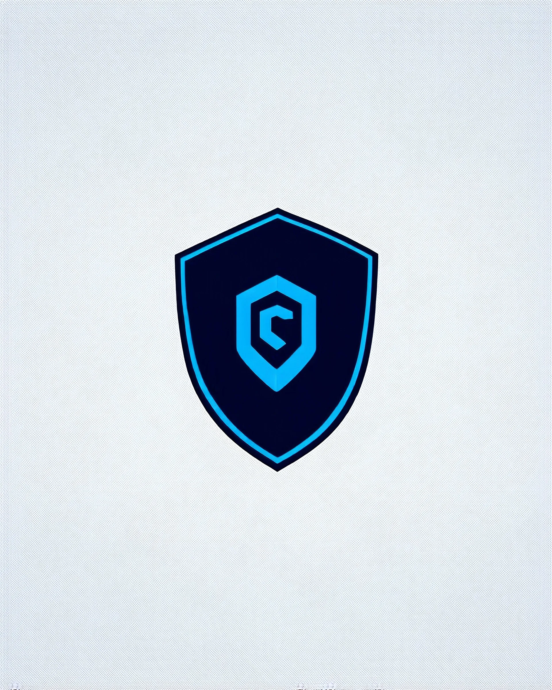 Cyber Finance (CF) shield logo Simple, easy and beautiful logo