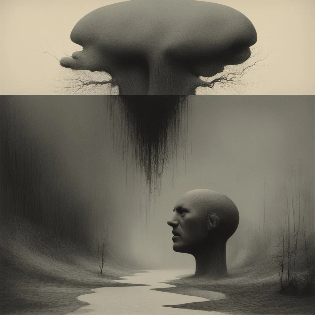 stages of Grief, by Victor Pasmore and Ray Johnson and Zdzislaw Beksinski, surreal horror, abstract grief afflicted elements, dramatic, color splash, weirdcore