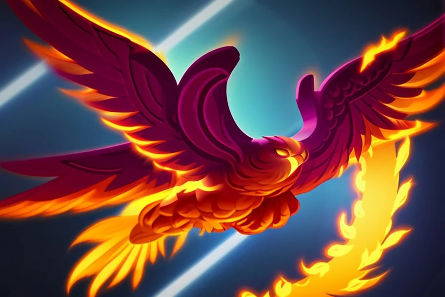 Phoenix like infinity logo