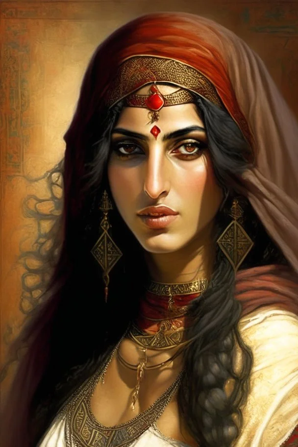 picture of Lilith as a middle eastern woman