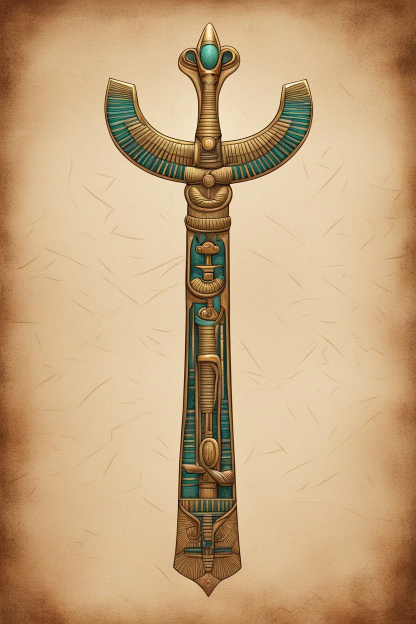 egyptian mythologic ankh illustration