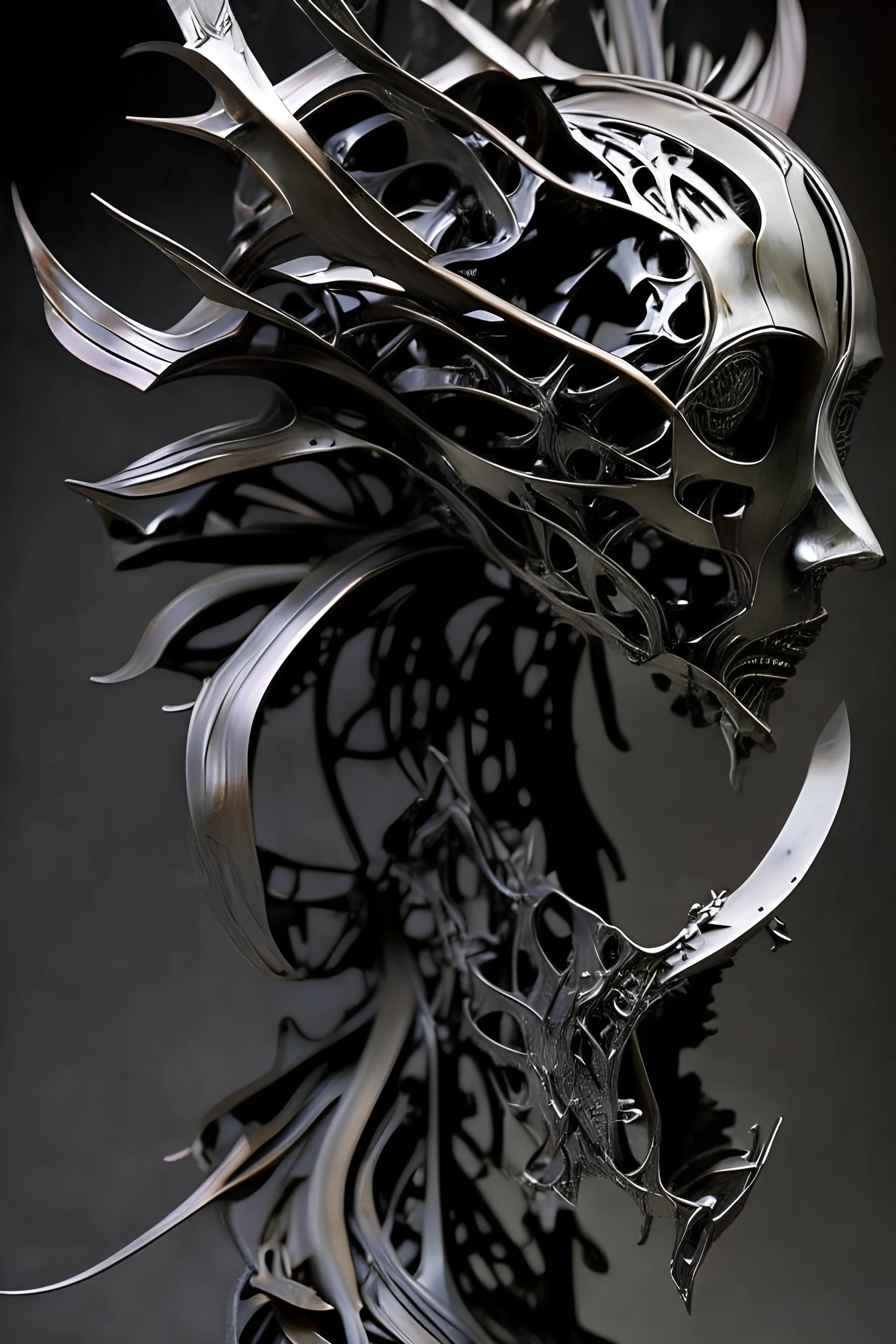 Metal sculpting without the details.