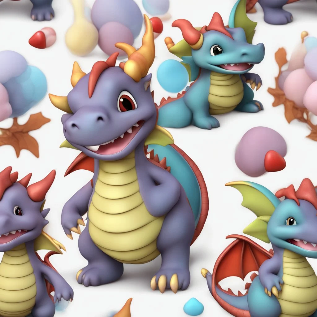 cute dragon 3D
