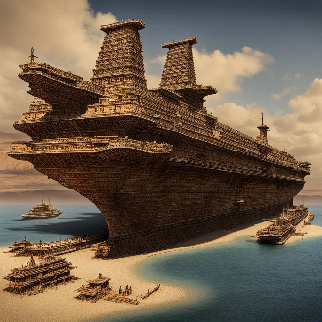 Ancient Toltec aircraft carrier