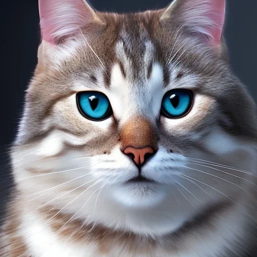 beautiful transparent smooth realistic cat background, extremely sharp detail, finely tuned detail, ultra high definition, 8k, unreal engine 5, ultra sharp focus, accurate hands