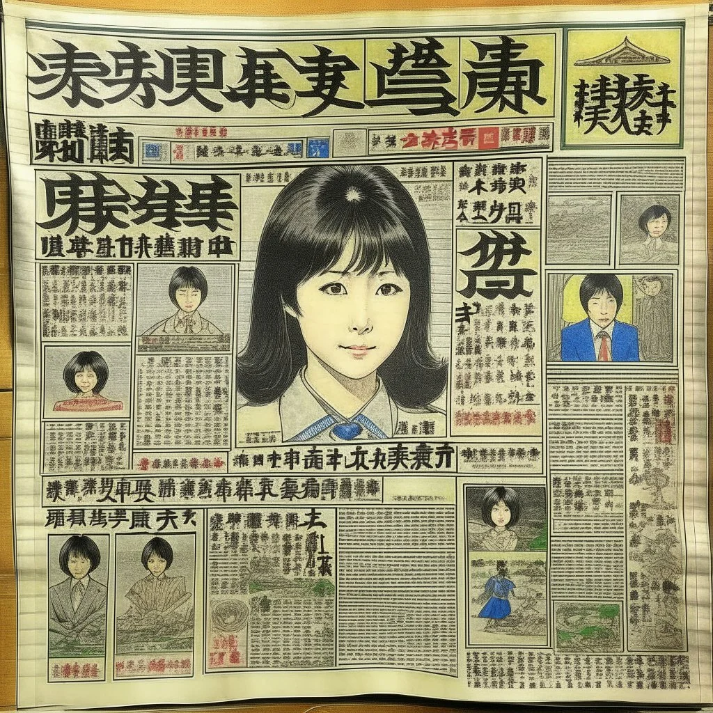 80's Japanese newspaper