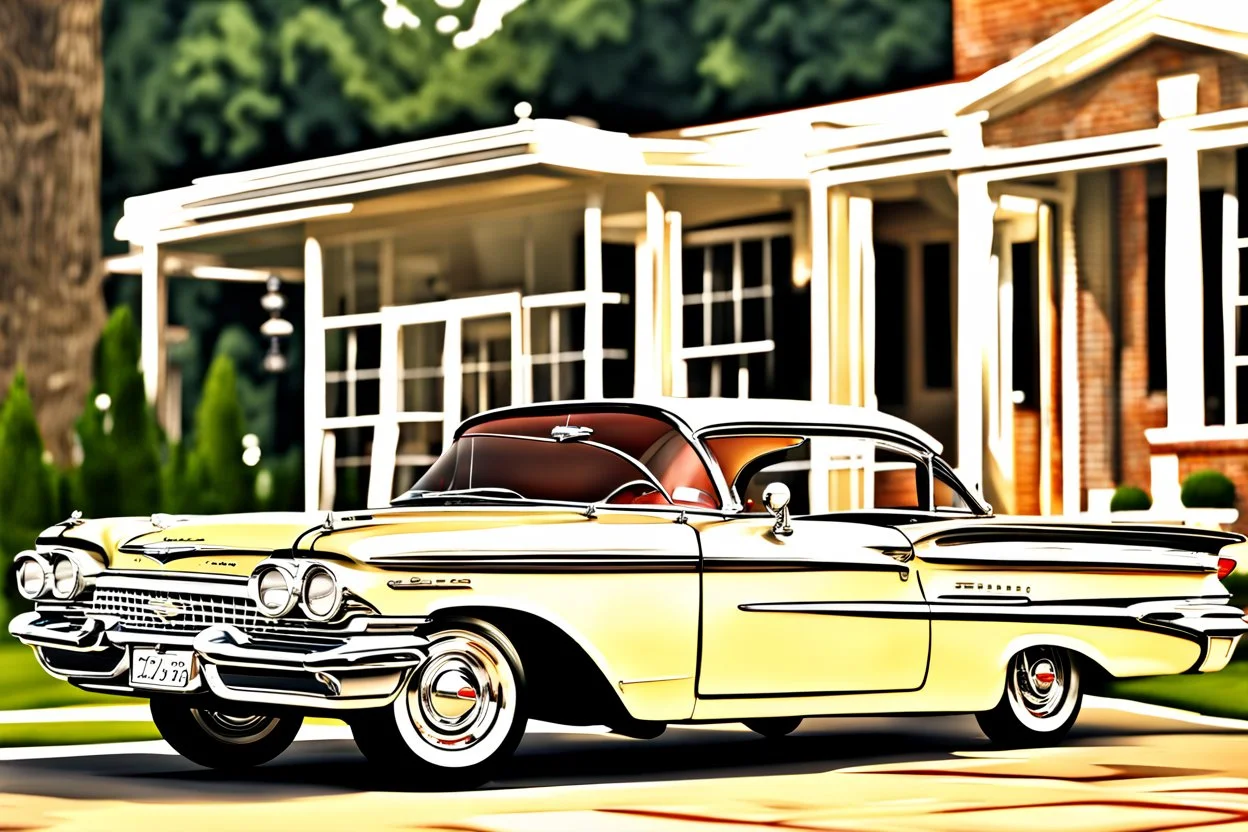 Fotorealistisch Chevrolet Impala Coupe von 1959