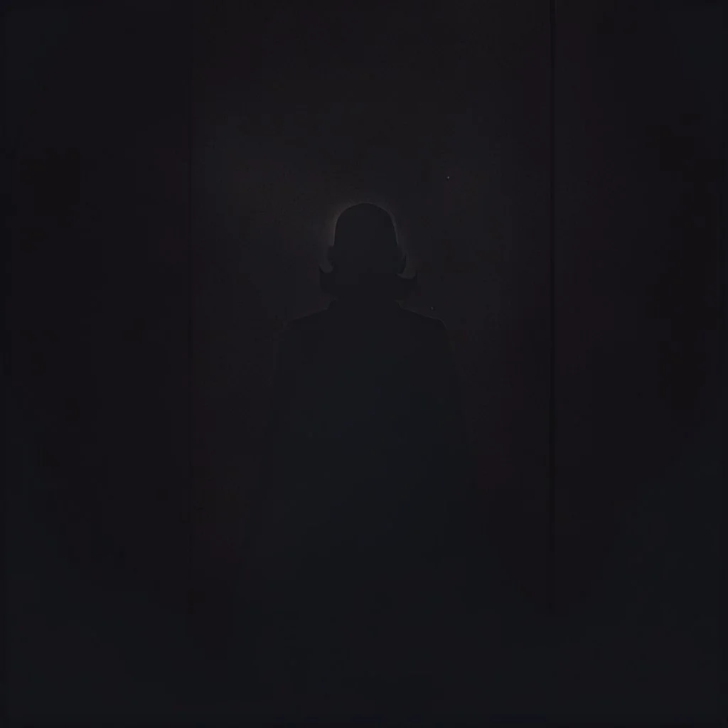 minimalist horror dark filled background