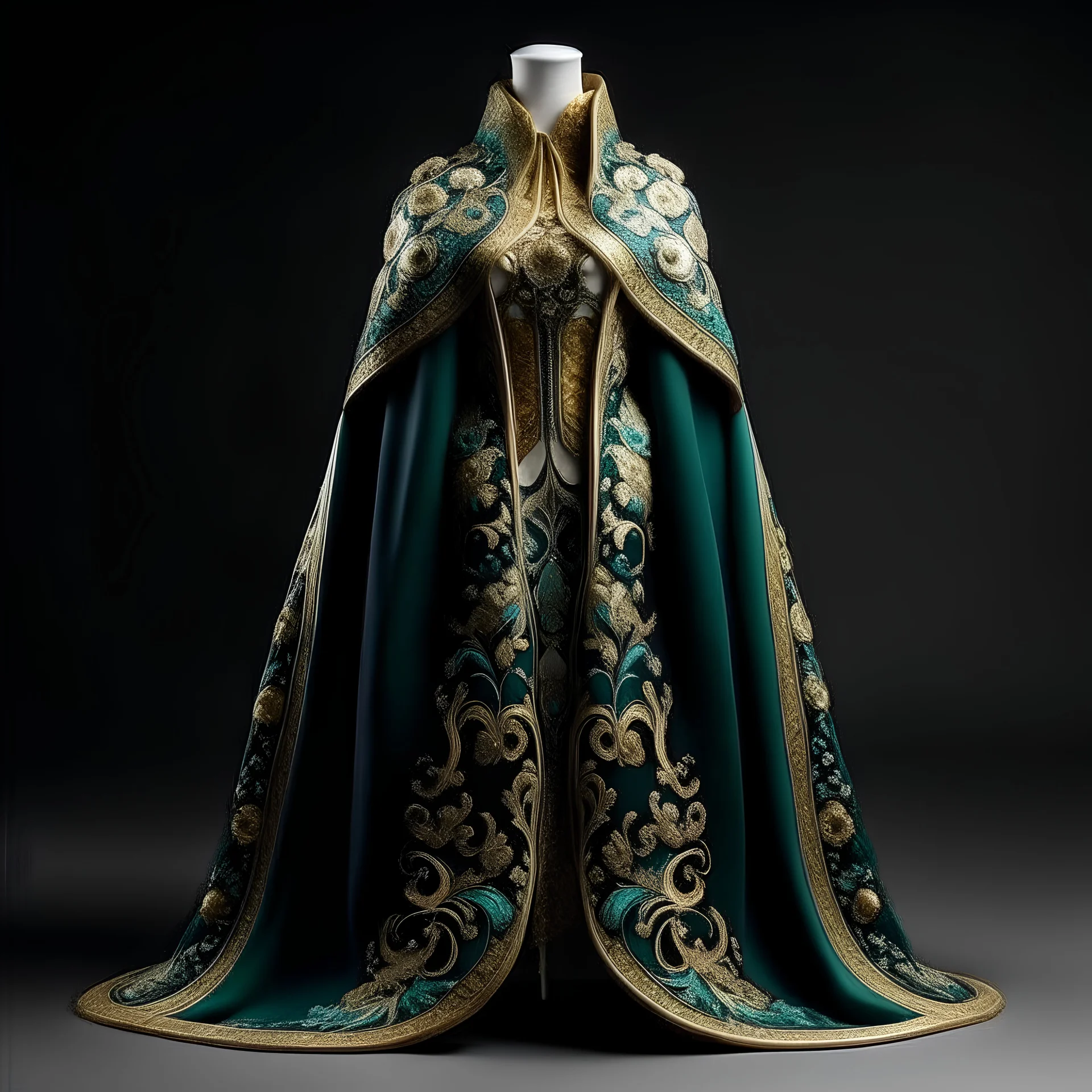 fashionable majestic fantasy cape