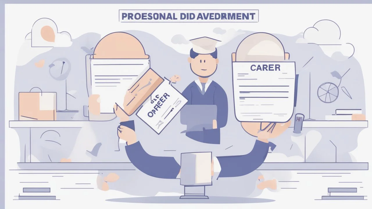 The selected image for this article symbolizes the significance of professional development and career advancement. In the image, an individual is depicted holding a diploma or certificate with the title "Professional Development" or "Career Advancement," representing a person who seeks to enhance their skills and increase their knowledge to achieve greater professional success. This image signifies the elevation of one's career path through continuous learning and skill development, inspiring r