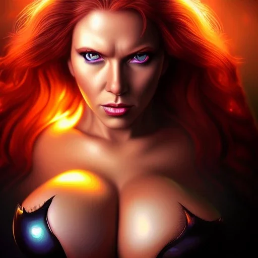 ultra detailed portrait of busty beautiful Black Widow , extremely detailed digital painting, extremely detailed face,crystal clear eyes, in the style of robert e howard and pablo oliveira and Ken Kelley and Keith Parkinson ,mystical colors,perfectly centered image, perfect composition, rim light, beautiful lighting,8k, stunning scene, raytracing