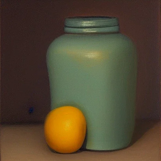 still life jar