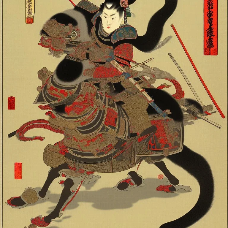  Samurai Japanese Ukiyo-e