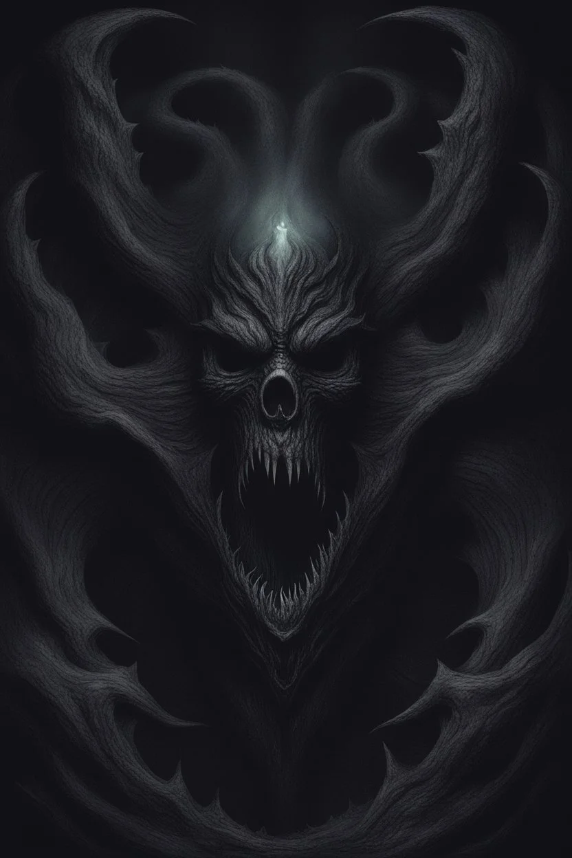 scary void horror dreadful incomprehensible void abyss abyss nightmare shapeless chaos darkness fog maw devouring